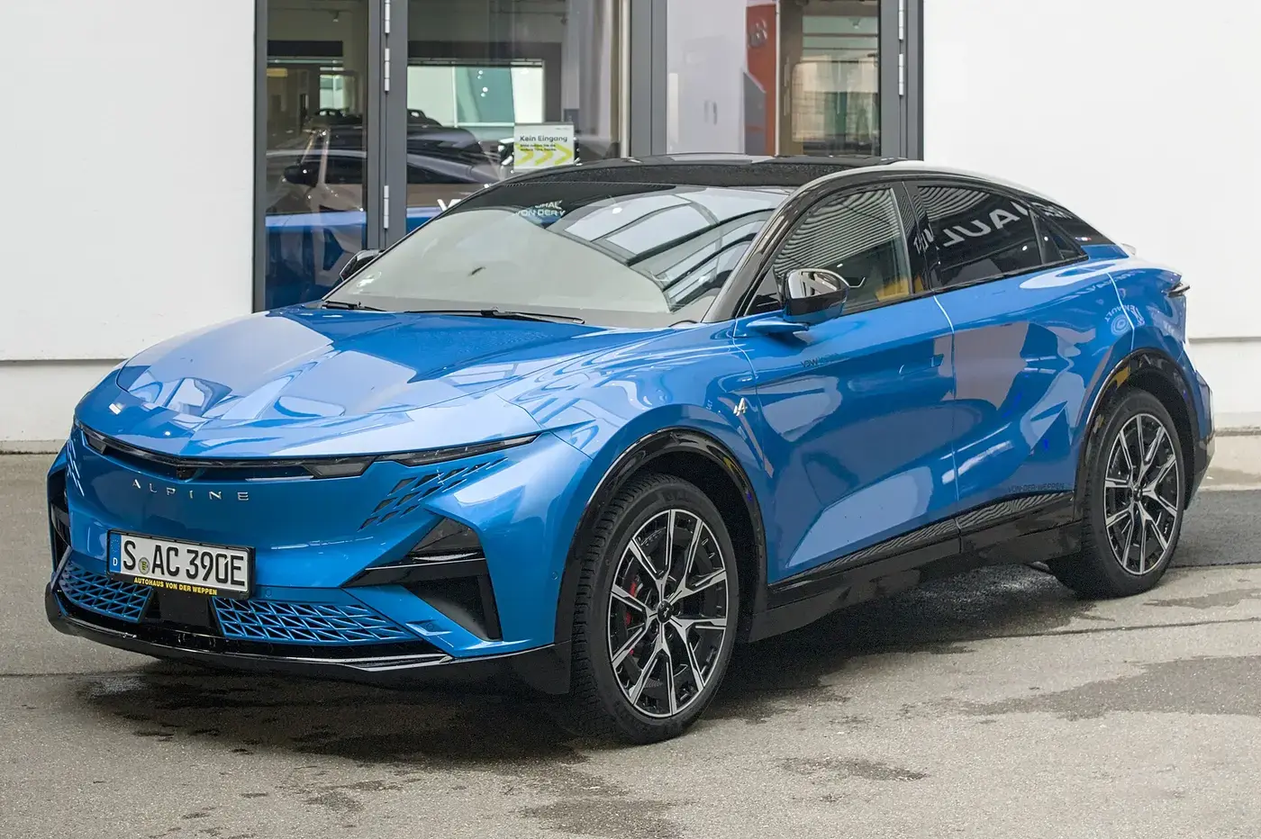 Alpine A390, coche eléctrico, visto por fuera