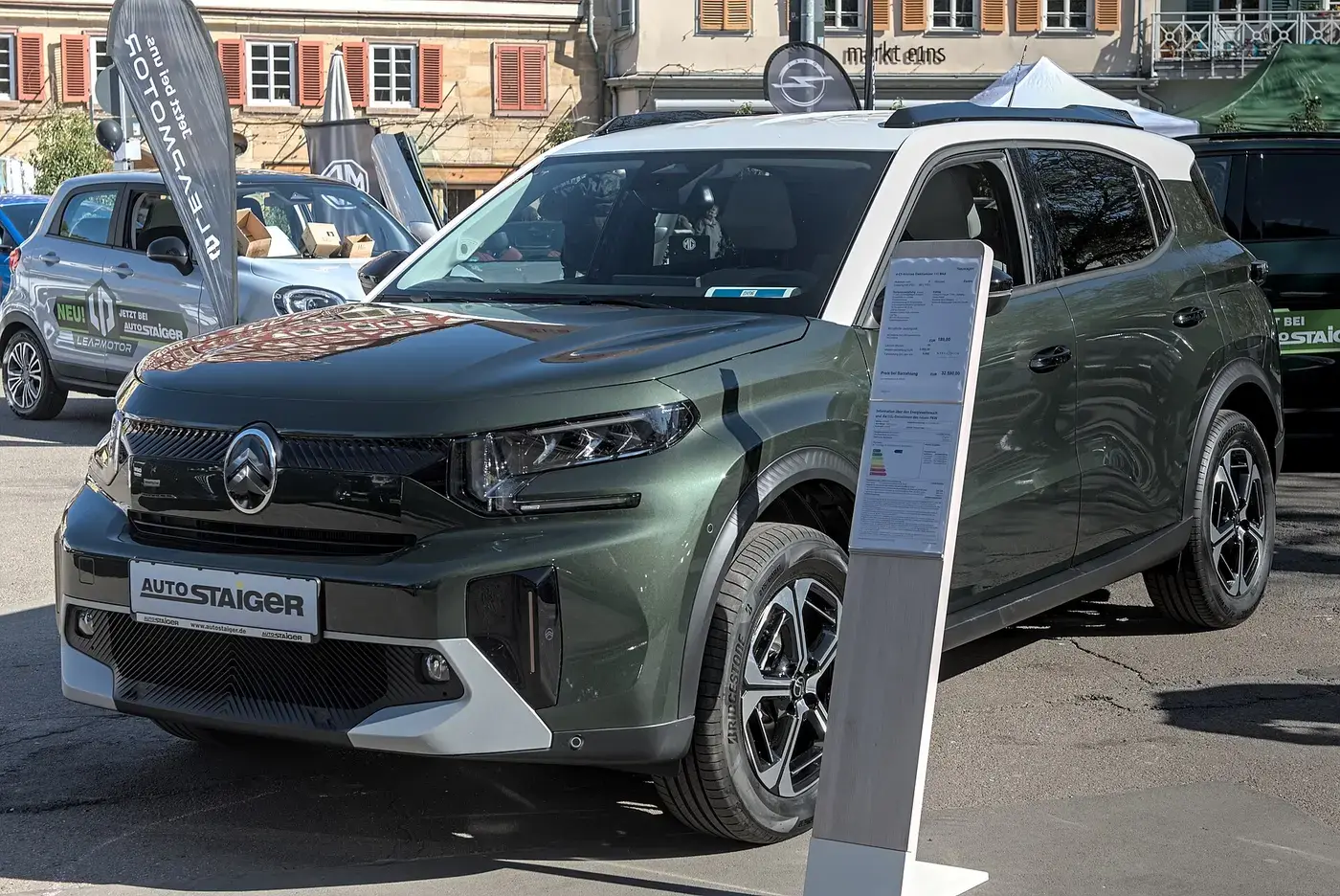 Citroën ë-C3 Aircross, coche eléctrico, visto por fuera