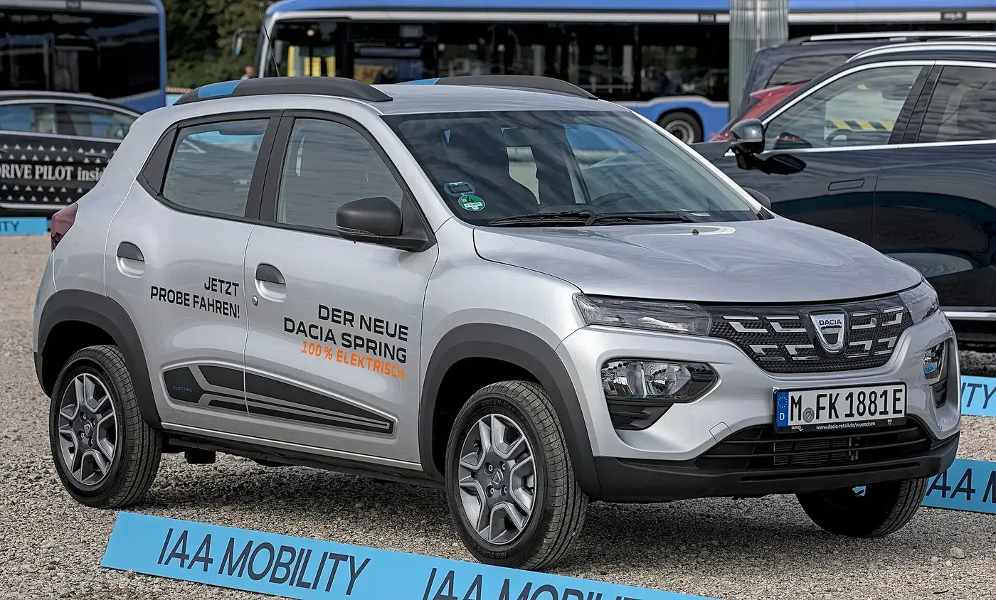 Dacia Spring, coche eléctrico, visto por fuera
