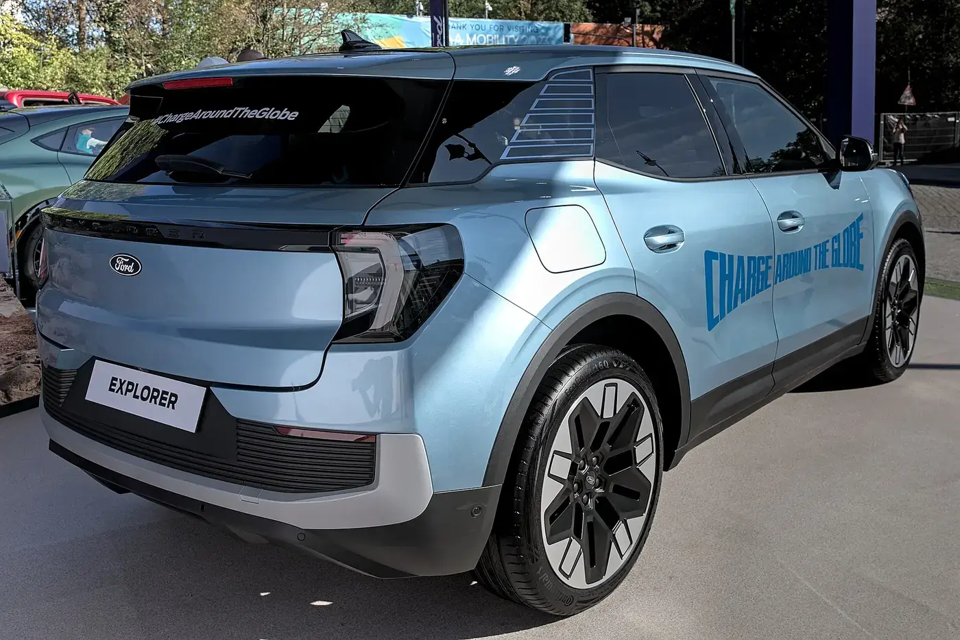 Ford Explorer, coche eléctrico, visto por fuera