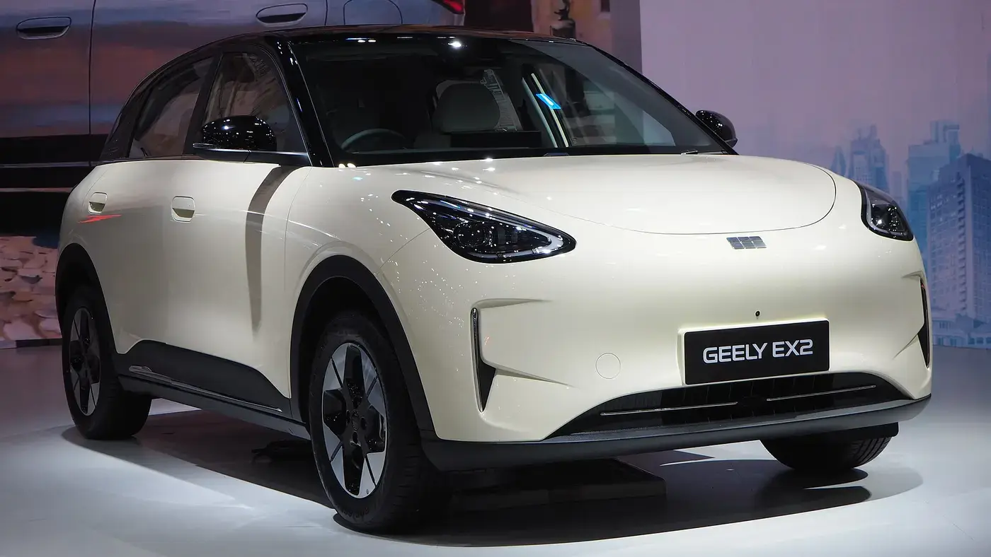 Geely EX2, auto eléctrico, visto por fuera