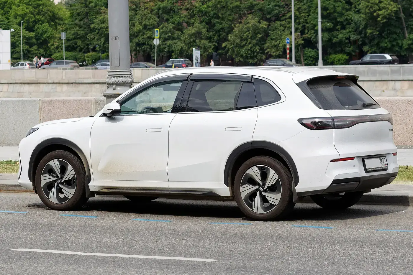 Geely EX5, auto eléctrico, visto por fuera