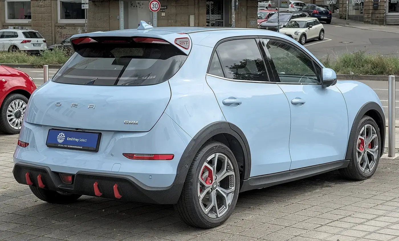GWM Ora 03, auto eléctrico, visto por fuera
