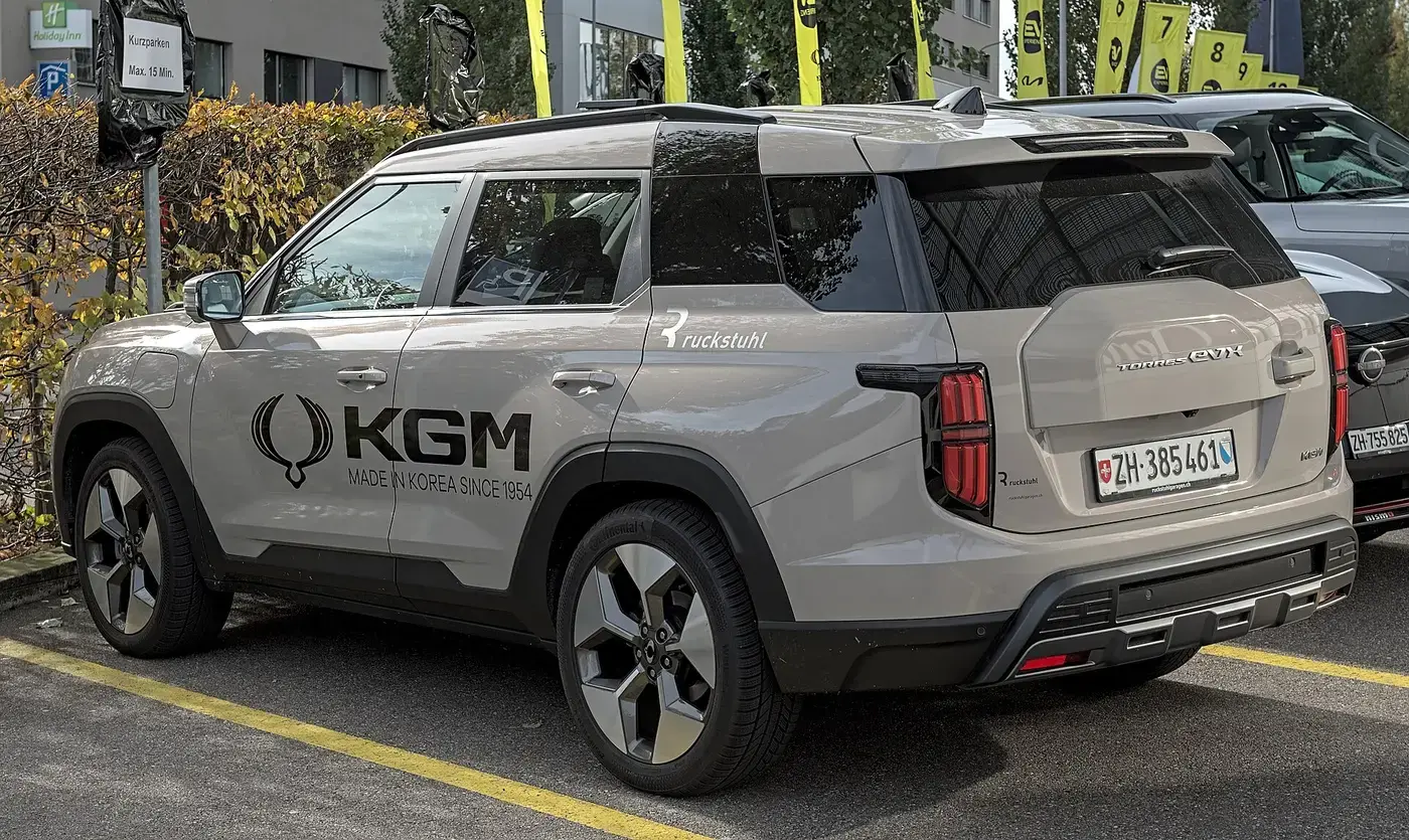 KGM Torres EVX, coche eléctrico, visto por fuera