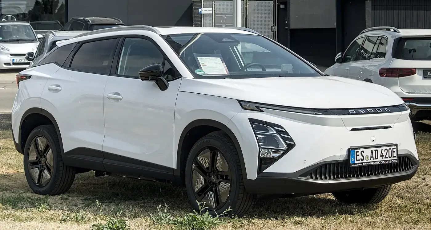 Omoda E5, coche eléctrico, visto por fuera